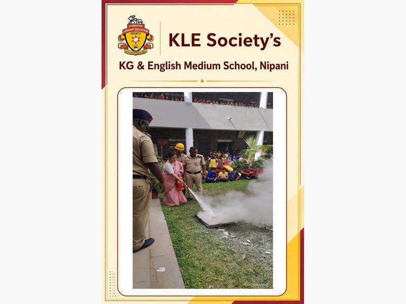 Fire extinguisher safety tips demonstration at our school - Image 1