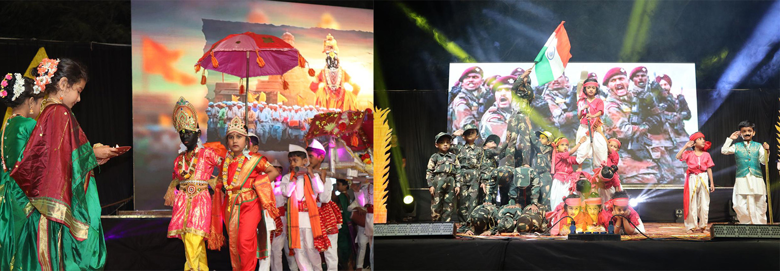 Vittal Rukmini celebration at KLE School State Nipani